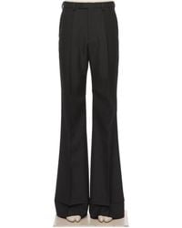 Valentino - Pleat Detailed Flared Pants - Lyst