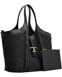 Tod's - Timeless Woven Tote Bag - Lyst