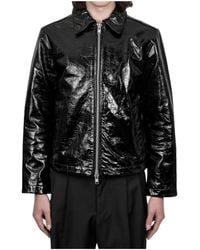 sunflower - Lapel Leather Jacket - Lyst