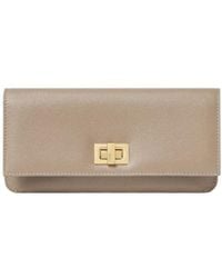 Fendi - Twist-Lock Continental Wallet - Lyst
