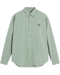 Maison Kitsuné - Maison Kitsuné Fox Head Patch Relaxed Shirt - Lyst