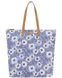 Prada - Printed Re-Nylon Tote Bag - Lyst