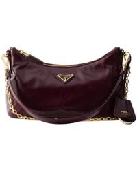 Prada - Leather Shoulder Bag - Lyst