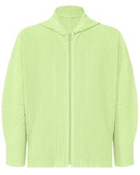 Homme Plissé Issey Miyake - Pleated Hooded Jacket - Lyst