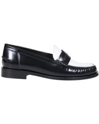 Ferragamo - Ferragamo Two-Toned Slip-On Loafers - Lyst