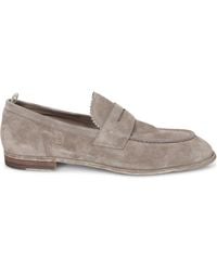 Officine Creative - Rounded Toe Non Slip Loafers - Lyst