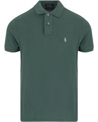 Polo Ralph Lauren - Logo-Embroidered Straight Hem Polo Shirt - Lyst
