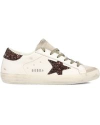 Golden Goose - Super Star Lace-Up Sneakers - Lyst