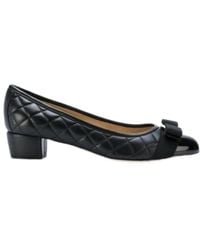 Ferragamo - Ferragamo Vara Bow Pumps - Lyst