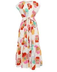 Velvet By Graham & Spencer - Savannah Cotton And Silk Maxi Dress - Lyst