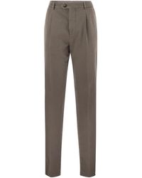 Brunello Cucinelli - Pleated Pants - Lyst