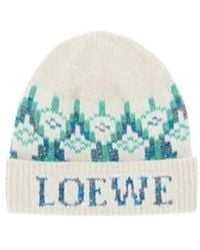 Loewe - Sequin-Embellished Patterned Beanie - Lyst