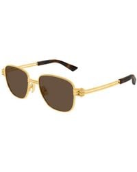 Bottega Veneta - Eyewear Square Frame Sunglasses - Lyst