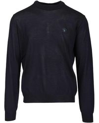 Versace - Medusa Embroidered Crewneck Jumper - Lyst