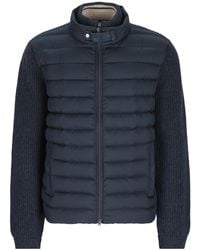 Herno - Quilted Knit Hybrid Jacket - Lyst