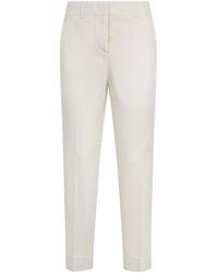 Peserico - Tailored Straight-Leg Pants - Lyst