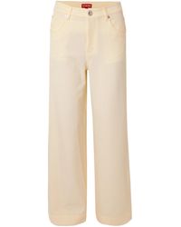 STAUD - High-Waisted Wide-Leg Trousers - Lyst