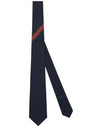 Gucci - Web Silk Jacquard Tie - Lyst