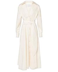 Johanna Ortiz - Vela De Cruz Cotton-Blend Poplin Wrap Dress - Lyst