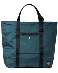 Stone Island - Logo Patch Shopping Bag - Lyst