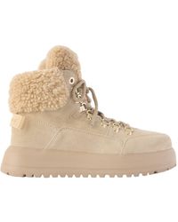 Bogner - Antwerp Shearling-Lined Suede Ankle Boots - Lyst