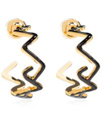 Marni - Zig-Zag Hoop Earrings - Lyst