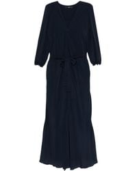 Seventy - V-Neck Tie-Waist Dress - Lyst