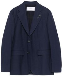 Lardini - Single-Breasted Blazer - Lyst