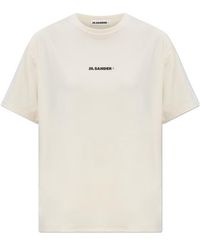 Jil Sander - Logo Print T-Shirt - Lyst