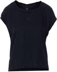 Pinko - Cape-Sleeve Crewneck Top - Lyst