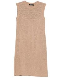 Fabiana Filippi - Sleeveless Sequined Knit Dress - Lyst
