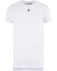 Vivienne Westwood - Orb Logo-Embroidered Crewneck T-Shirt - Lyst