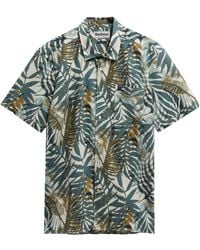 Barbour - Short-Sleeved Shirt With A Printed Pattern - Lyst