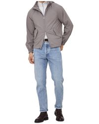 Brunello Cucinelli - Zip-Up Hooded Jacket - Lyst