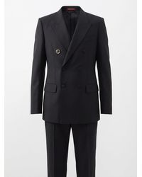 Gucci - Interlocking G Double-Breasted Suit - Lyst
