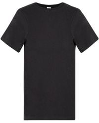 TOTEME - Totême Short Sleeved Crewneck T-Shirt - Lyst