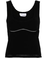 Blumarine - Cut-Out Detailed Tank Top - Lyst