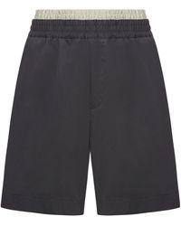 Bottega Veneta - Layered Elastic Waistband Shorts - Lyst