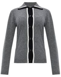 Marni - Contrast Detail Knitted Cardigan - Lyst