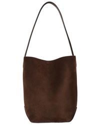 The Row - Small N/S Park Tote Edge Leather Bag - Lyst
