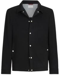 Brunello Cucinelli - Lightweight Cashmere Flannel Outerwear Jacket - Lyst