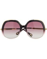 Chloé - Square-Frame Sunglasses - Lyst