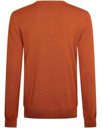 BOSS - Crew Neck Long-Sleeve Knit Sweater - Lyst