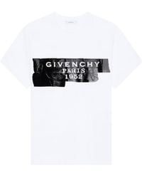 Givenchy - Logo Printed Crewneck T-Shirt - Lyst