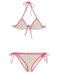 Valentino - Vlogo Signature Gelatini Printed Bikini Set - Lyst