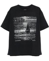 Rhude - Graphic-Print Crewneck T-Shirt - Lyst