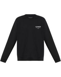 AllSaints - Minimalist Logo Sweater - Lyst