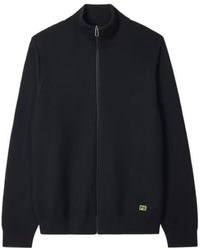 Paul Smith - Textured-Cotton Zip Cardigan - Lyst