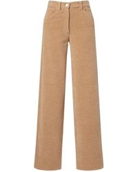 The Row - Clair High-Rise Corduroy Straight Pants - Lyst