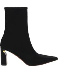 McQueen - Pointed-Toe Ankle Boots - Lyst